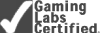 Gaming Labs Certified認證標章，代表遊戲經第三方機構測試與公平性驗證