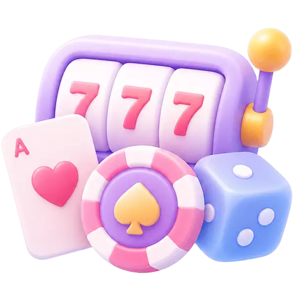3A娛樂城遊戲頁面圖式，呈現老虎機、骰子、撲克牌與線上娛樂遊戲內容
